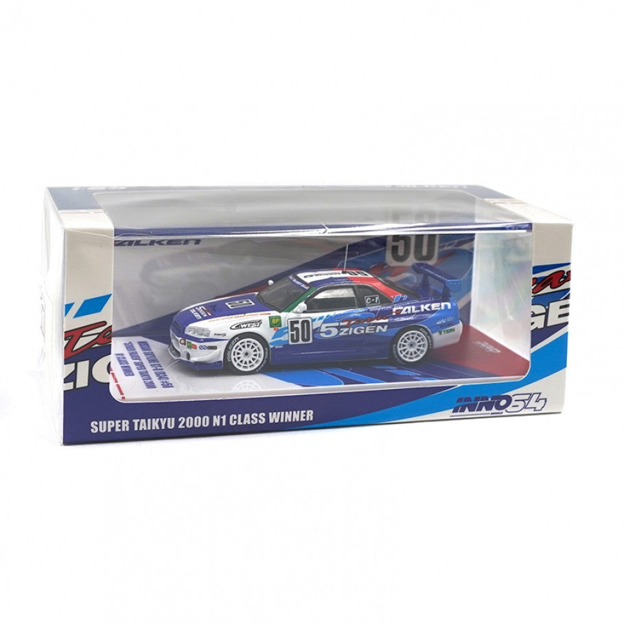 INNO MODELS 1/64 スカイラインGT-R2001 FALKEN#1 INNO Models 1:64 Nissan Skyline GT-R R34 #1 