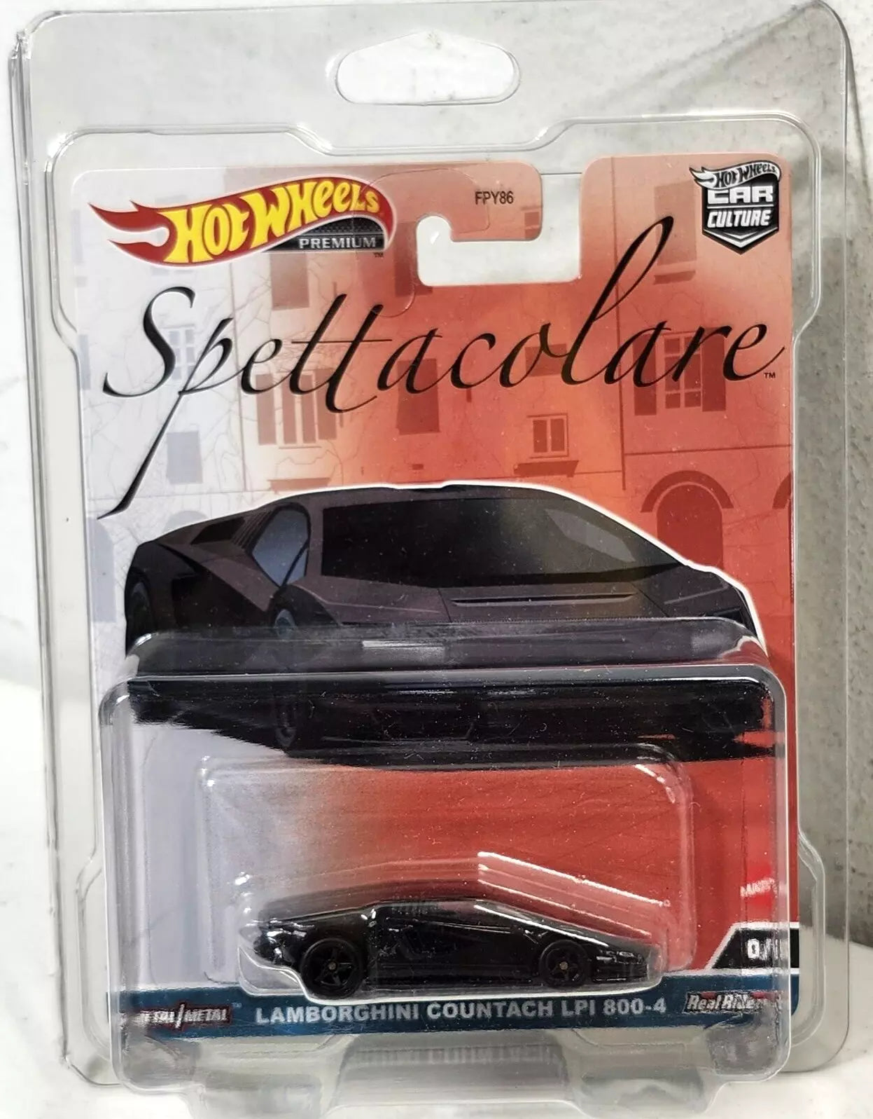HotWheels Premium Spettacolare Lamborghini Countach LP1 800-4
