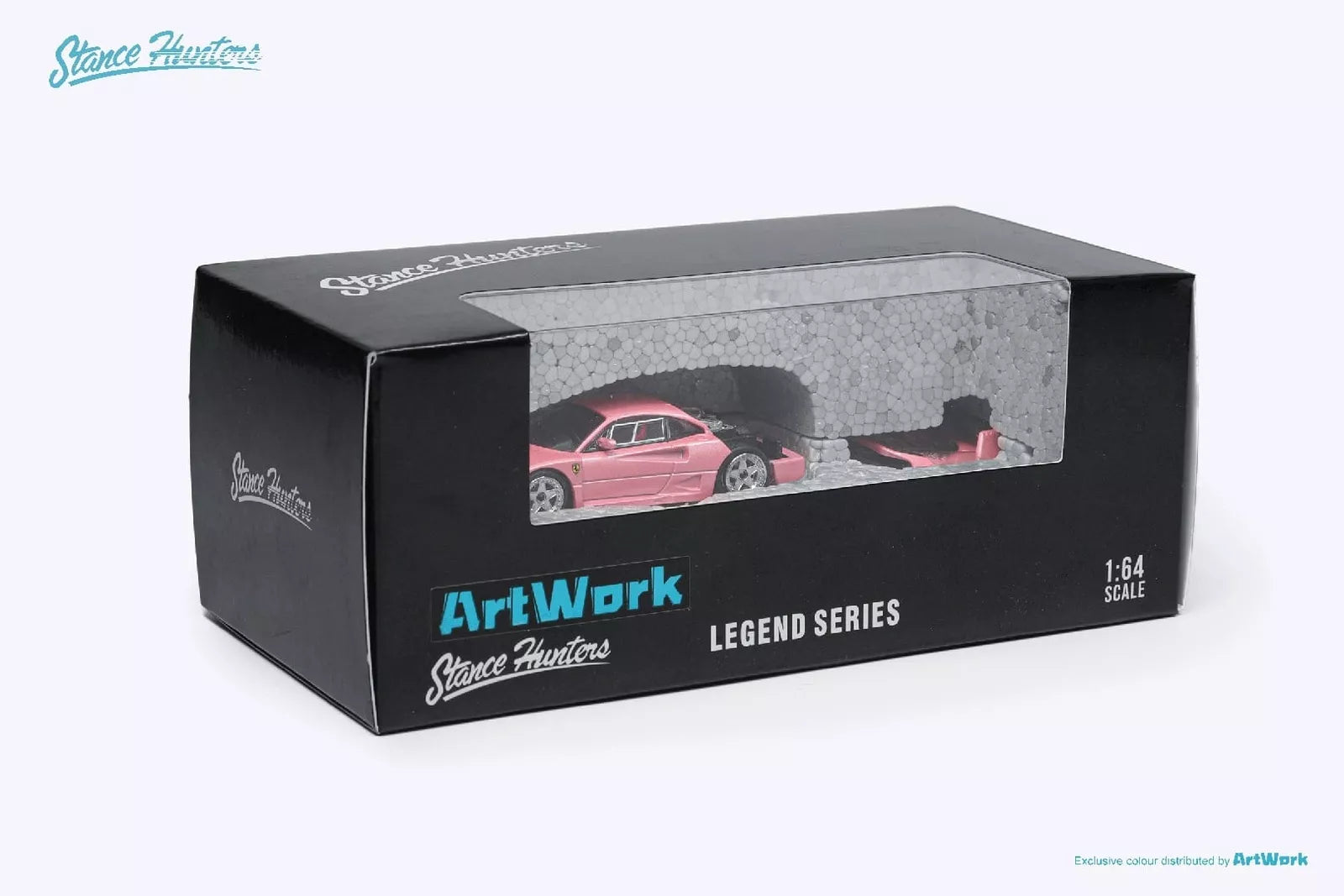 Stance Hunters Artwork Legend Series Ferrari F40 Pink