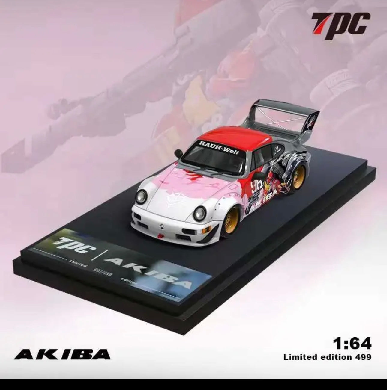 TPC 1/64 RWB 964 ガンダム アキバ TPC 1/64 Porsche RWB 964 
