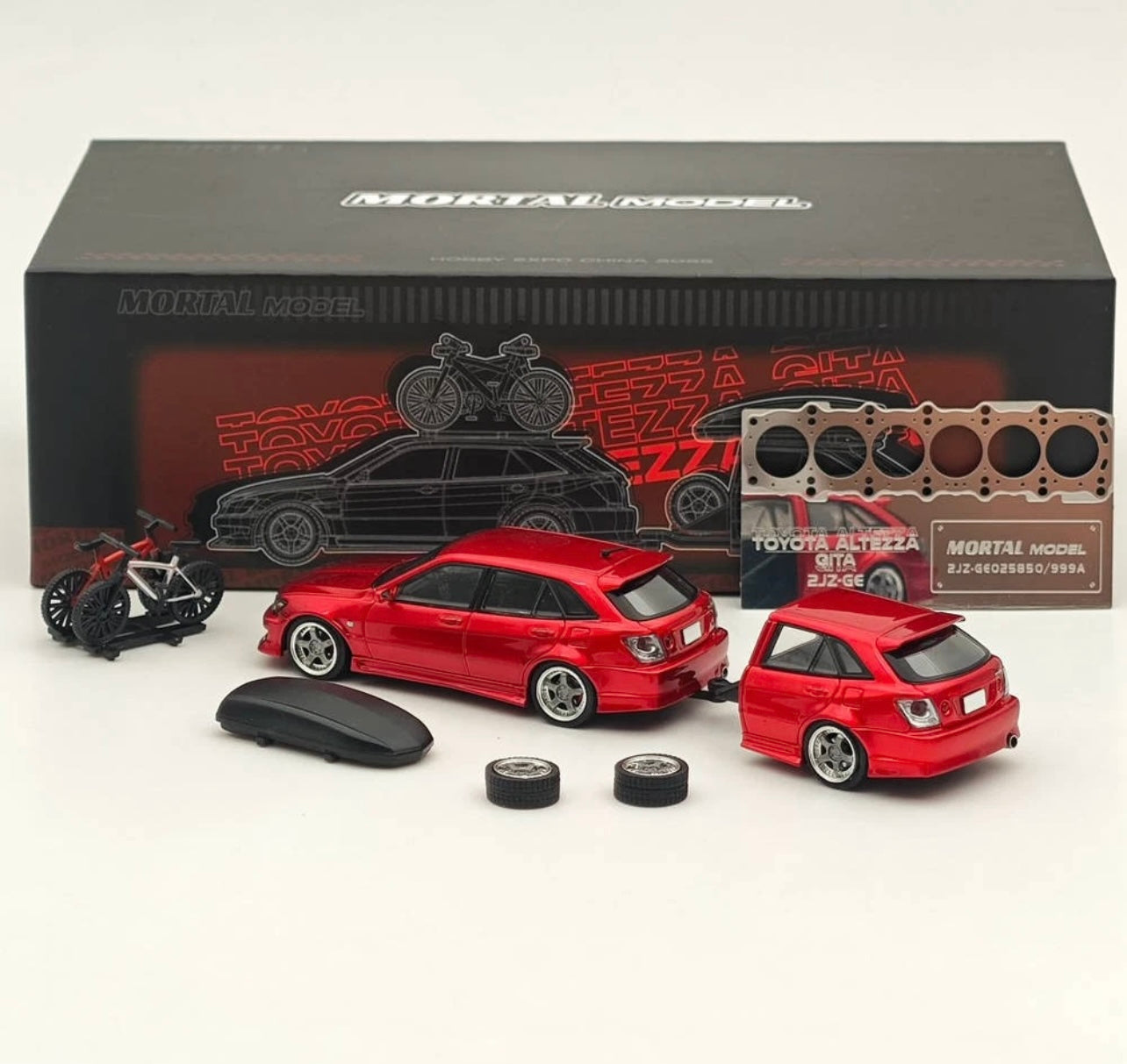 Mortal 2025 HEC 1:64 Diecast Toyota Altezza Gita Lexus IS200 Comes