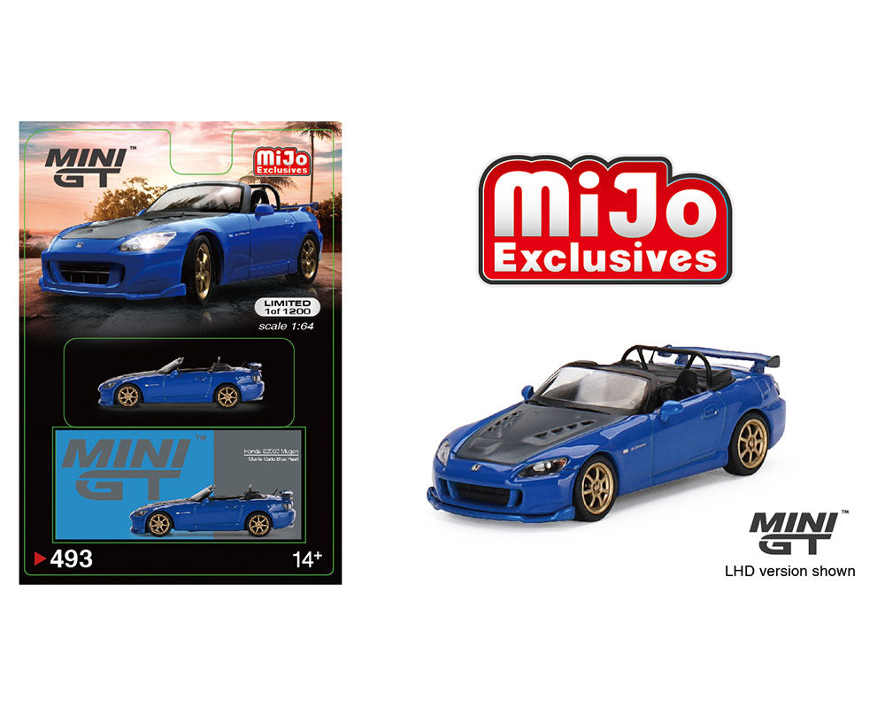 ミニカー MINI GT Honda S2000 Mugen Monte Carlo MINI GT 1:64 Model Car Honda S2000 (AP2) Mugen Monte Carlo