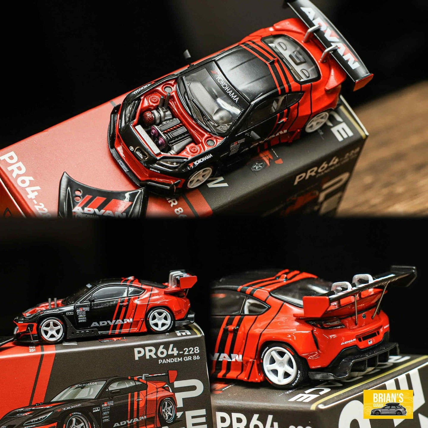 POP RACE Pandem Toyota GR86 – 1/64 Scale (PR64-228) – Speedzone