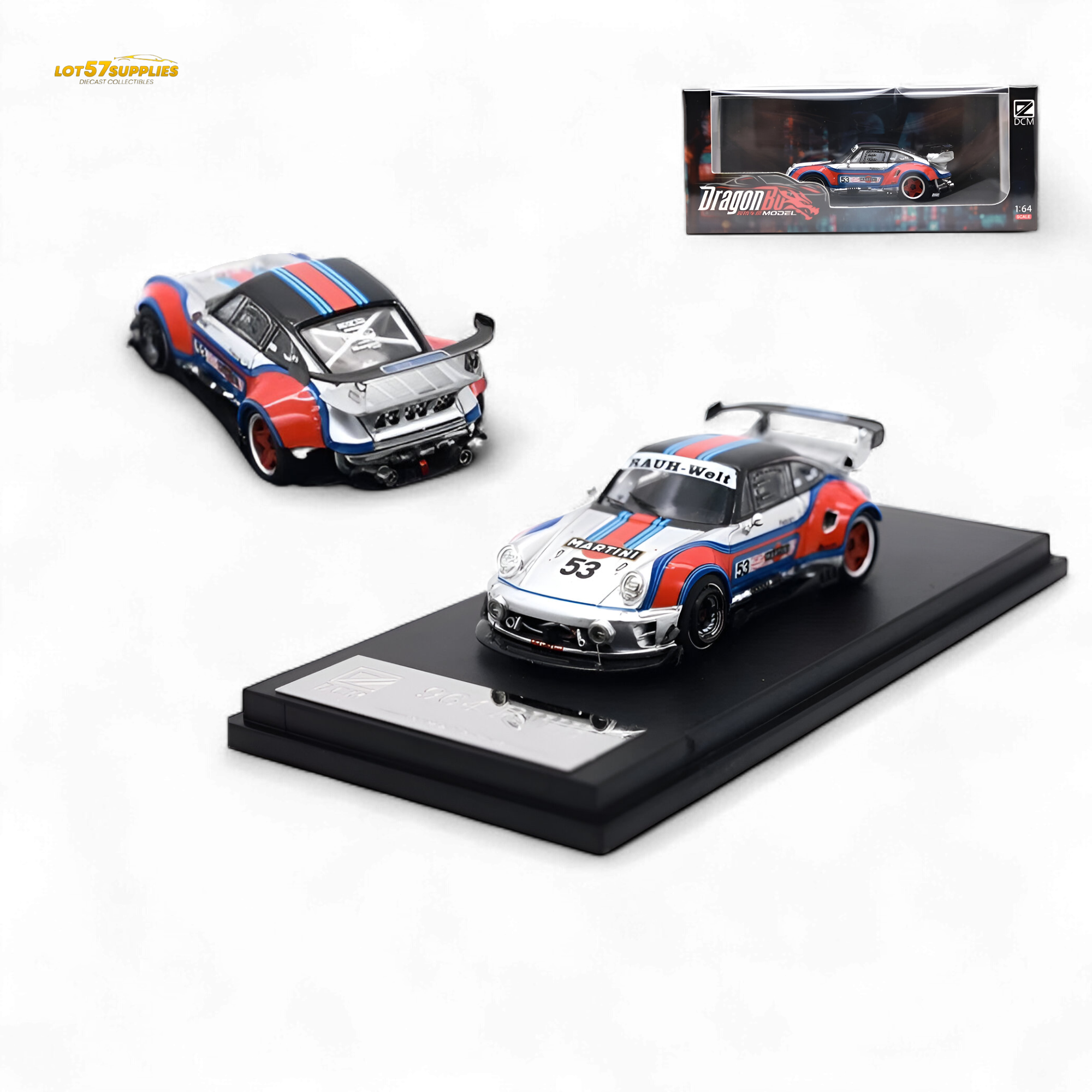 RWB964 マルティニ Porsche 911 964 RWB Ichiban Boshi Martini Rauh Welt IXO
