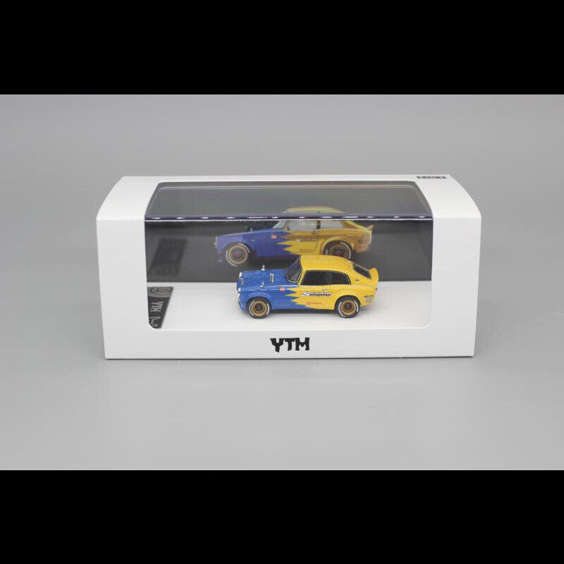 YTM 1/64 ホンダS800 イエロー/ブルーspoonカラー