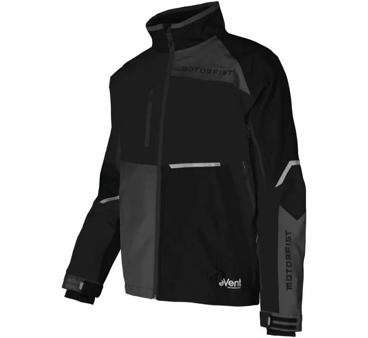 MOTORFIST Snowmobile Cold Weather Rekon X Jacket, Black/Grey