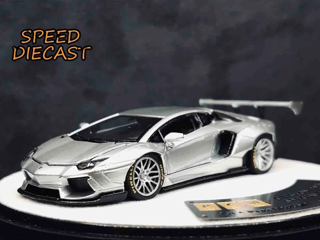 PGM 1:64 LBWK Lamborghini Aventador Grigio Antares 2025 GTSHOW