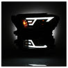xTune 15-17 Ford F-150 DRL LED Light Bar Projector Headlights - Black Smoke (PRO-JH-FF15015-LB-BSM) SPYDER