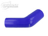 BOOST Products Silicone Reducer Elbow 45 Degrees, 2-1/8" - 1-7/8" ID, Blue BOOST Products