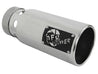 aFe SATURN 4S 4in SS Intercooled Exhaust Tip - Polished 4in In x 5in Out x 12in L Bolt-On aFe