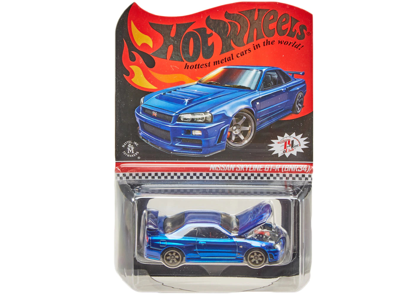 Hot Wheels RLC Nissan Skyline GT-R (BNR34) Spectra Flame Blue
