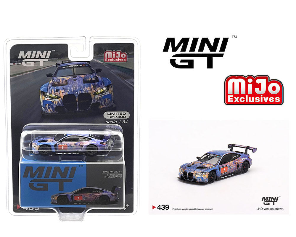 Mini GT 1:64 BMW M4 GT3 #1 ST Racing 2022 12H Mugello Winner