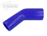 BOOST Products Silicone Reducer Elbow 45 Degrees, 1-1/2"- 1" ID, Blue BOOST Products
