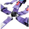NRG 5PT 3in. Seat Belt Harness / Cam Lock - Purple - Speedzone Performance LLC