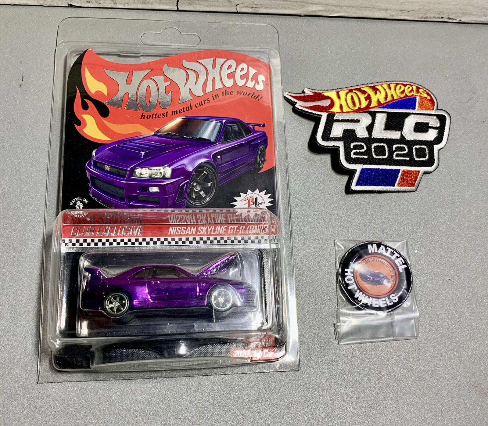 Hot Wheels RLC Nissan Skyline GT-R (R34) Spectra flame Purple