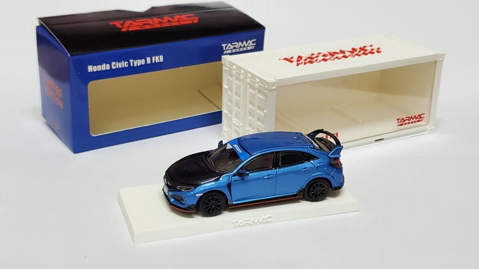 tarmac 1/64 ホンダ シビック タイプR FK8 EK9 Tarmac Works 1:64 Honda Civic Type-R FK8 EVA Racing – Purple