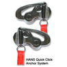 HANS Quick Click Anchor Attachment for SAH Helmets Hans