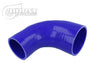 BOOST Products Silicone Reducer Elbow 90 Degrees, 1-1/2" - 1-3/8" ID, Blue BOOST Products
