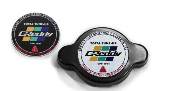 GReddy Type-S No Relief Radiator Cap Most Nissan / Subaru / Mazda / Mitsubishi / Some Toyota - Black