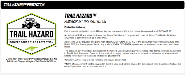 Atturo Trail Blade X/T SxS Tire - 29X9R14 74N - SXXT-U2JU4ATA ++(NOT AVAILABLE UNTIL 2027)++