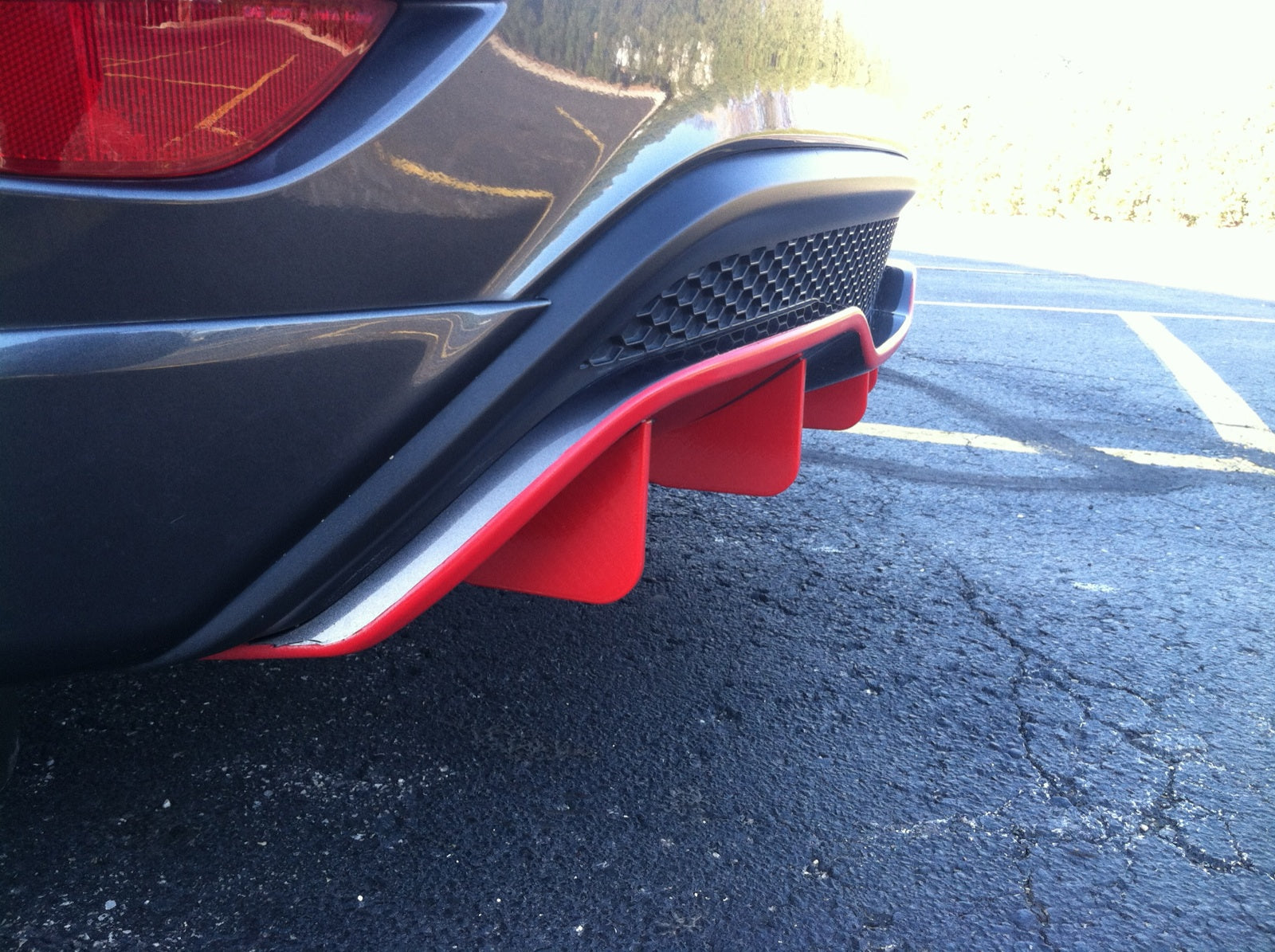 2014-2019 Ford Fiesta ST (2018-2019 MK7 and MK7.5 only) Diffuser Fins (5-pack)