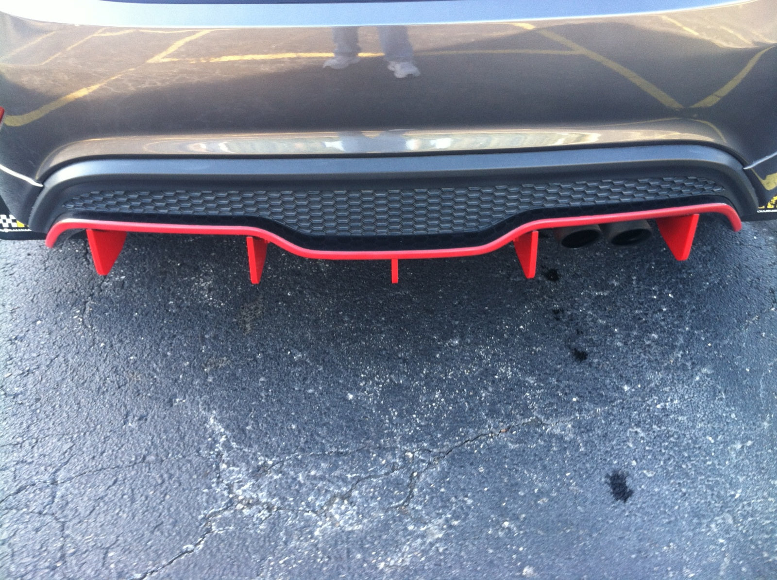 2014-2019 Ford Fiesta ST (2018-2019 MK7 and MK7.5 only) Diffuser Fins (5-pack)