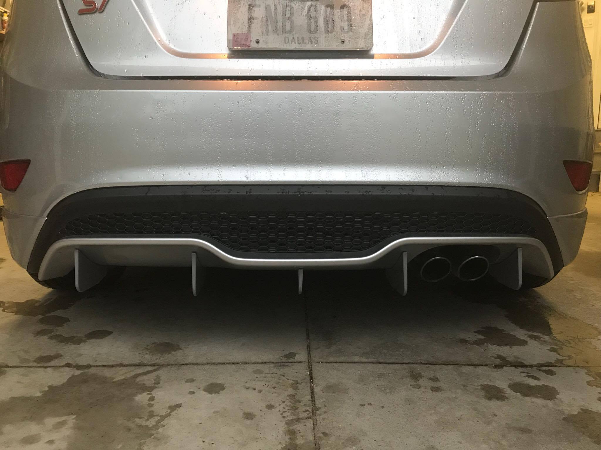 2014-2019 Ford Fiesta ST (2018-2019 MK7 and MK7.5 only) Diffuser Fins (5-pack)