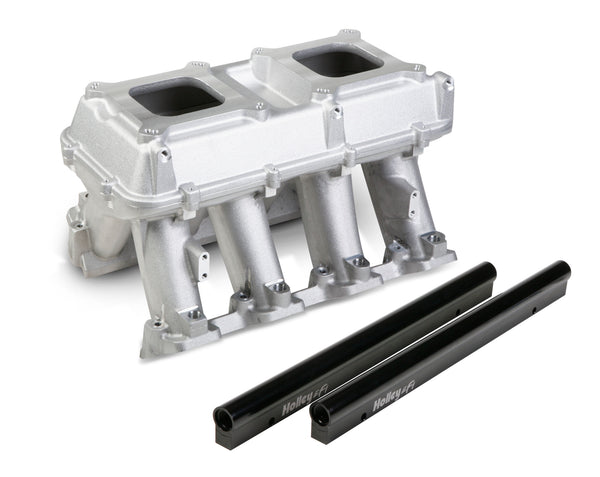 EFI Hi-Ram Intake, 2 x 4150 (2 x 1000cfm sideways or inline mounting)