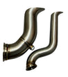B Series Tear Drop Hood Exit Up Pipe Dump Tube for Top Mount Turbo Manifold USA - Jack Spania Racing