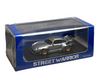 Model car in a 'Street Warrior' packaging box on a white background