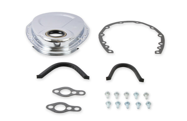 Mr. Gasket Timing Cover - Chrome