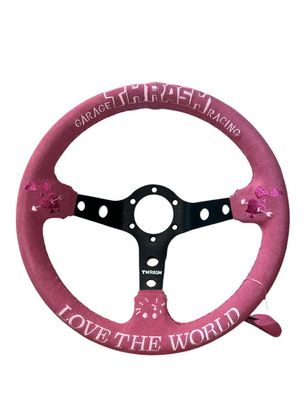 2nd Option Racing Thrash Style “Love the World” Steering Wheel