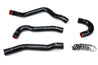 HPS Black Silicone Radiator Hose Kit 2008-2015 Mitsubishi Lancer Evolution Turbo EVO 10 X 57-1043-BLK