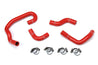 HPS Red Silicone Heater Hose Kit 1993-1995 Toyota Pickup 3.0L V6 57-1323H-RED