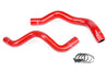 HPS Red Silicone Radiator Hose Kit 1994-1995 Ford Mustang Base V6 3.8L 57-1332-RED