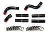 HPS Black Silicone Heater Hose Kit 1996-1997 Lexus LX450 FJ80 FJ 4.5L I6 without rear heater 57-1344-BLK