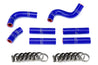 HPS Blue Silicone Heater Hose Kit 1996-1997 Lexus LX450 FJ80 FJ 4.5L I6 without rear heater 57-1344-BLUE