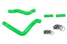 HPS Green Silicone Radiator Hose Kit 2005-2008 Kawasaki KX250 57-1369-GRN