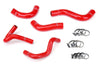 HPS Red Silicone Radiator + Heater Hose Kit 1990-1993 Mazda Miata MX5 1.6L 57-1411-RED
