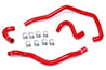 HPS Red Silicone Heater Hose Kit 2001-2006 BMW E46 M3 57-1487-RED
