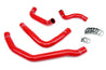 HPS Red Silicone Radiator Hose Kit 1990-1999 Toyota MR2 3SGTE Turbo 4pcs set for rear engine 57-1500-RED
