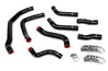HPS Black Silicone Radiator Hose Kit 1990-1999 Toyota MR2 3SGTE Turbo 8pcs set for front radiator + rear engine 57-1501-BLK