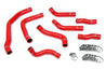 HPS Red Silicone Radiator Hose Kit 1990-1999 Toyota MR2 3SGTE Turbo 8pcs set for front radiator + rear engine 57-1501-RED