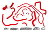 HPS Red Silicone Radiator + Heater Hose Kit 2007-2009 Mazda Mazdaspeed 3 MZ3 2.3L Turbo 57-1511-RED