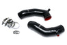 HPS Black Silicone Post MAF Cold Air Intake Hose Kit Infiniti 11-13 M56 5.6L V8, 57-1517-BLK