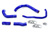 HPS Blue Silicone Radiator Hose Kit 2016-2017 Lexus GS200t 2.0L Turbo 57-1633-BLUE