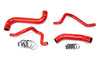 HPS Red Silicone Radiator + Heater Hose Kit 2004-2005 Subaru Impreza 2.5L Non Turbo 57-1733-RED