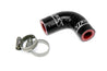 HPS Black Silicone Oil Cooler Coolant Elbow Hose Dodge 1990-1993 D250 W250 Pickup Cummins 5.9L Diesel 57-1881-BLK