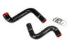 HPS Black Silicone Coolant Hose Kit S13 S14 S15 LS Swap KA Radiator 9 o'clock Thermostat LS1 Water Pump 57-1955-BLK
