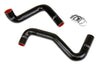 HPS Black Silicone Coolant Hose Kit S13 S14 S15 LS Swap SR20 Radiator 9 o'clock Thermostat LS1 Water Pump 57-1956-BLK